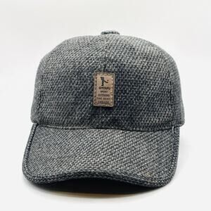 GYOUFU Mens Baseball Cap Winter Caps for Head Circumference 57-61cm Black/Grey